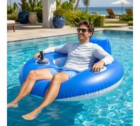 Motorized Pool Floats for Adults, The Lazy Float with Motor for Lake A