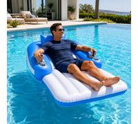 Motorized Pool Floats for Adults, The Lazy Float with Motor for Lake B