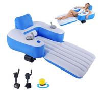 Motorized Pool Lounger, Inflatable Rechargeable Pools Lounger Float, 360-degree Rotatable Electric Propeller For Pools, Lakes And Parties