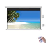 Motorized Projector Screen 50"/60"/72",16:9 4K HD Electric Projector Screen Wall Mounted Ceiling Movie Screen For Indoor Outdoor Cinema(60in/153cm)