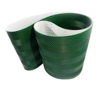 Motorized PVC Conveyor Belt for Industrial Transport, Production Lines, Warehouses, and Factories, Durable for Efficient Unloading and Material Handling