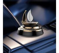 Motorized Rotating Diffuser Shaped Like Sailboat for Vehicle Air Freshening Using Solar Power Without External Energy Source Required (profound)