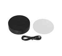 Motorized Rotating Display Stand 138mm Electric Turntable with 3 Speed Adjustable, USB Powered - Two Way Rotation, Angle Adjustable, Durable ABS, Ideal for Jewelry and Photograph ([Black 138MM