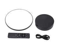 Motorized Rotating Display Stand 8.7 Inch with Remote Control - 10kg Load Mirror Turntable for Product Photography, Jewellery & Watch Showcases