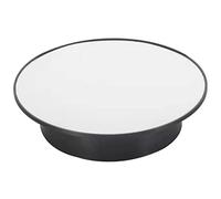 Motorized Rotating Display Stand, 8 in/Load 6.6 lbs Electric Turntable, 360 Degree Adjustable speed Revolving Base for Photography, Jewelry, 3D Models, Battery/USB Power Supply (Black,Mirror Cover)