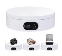 Motorized Rotating Display Stand， Motorized Rotating Display Stand, 360 Degree Turntable， Base For Product Video Show, Battery USB