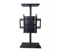 Motorized Rotating TV Wall Mount, Electric 360 Degree Rotating Frame Floor Stand Divider Rotation Base, Universal LCD TV Bracket