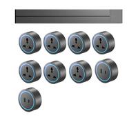 Motorized Slide Rail Junction Board with Adapter, Track Socket and Switch - Portable, Waterproof, Dustproof, Shockproof Design