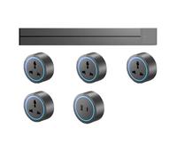 Motorized Slide Rail Junction Board with Adapter, Track Socket and Switch - Portable, Waterproof, Dustproof, Shockproof Design