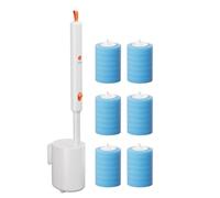 Motorized Toilet Brush Space Saving Wall Mount Design Full Coverage Cleaning Simple Installation For Bathroom Use No Effort Electric Toilet Scrubber