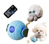 Motorized Toy for Pets - 8 x 7.5 x 7.5 cm, Weight 150 g, Silicone Base for PC with USB Charging, Unpredictable Autonomous Movement | Indoor Active Natural Instinct Durable An