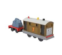 Thomas and Friends Motorized Toy Train Ashima Battery-Powered Engine with Cargo Car for Pretend Play Preschool Kids Ages 3+ Years, HMC22