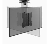 Motorized TV Bracket Stand - Adjustable Ceiling Mount for 13" to 37" TVs, Flip Down Design, Fits VESA 200x200 mm
