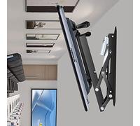 Motorized Tv Ceiling Bracket,0-85°Flip Down Concealed Hidden Drop Down Lcd Lift, With Auto Lifting, Wall-Mounted Installation