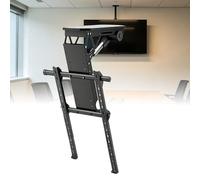 Motorized TV Ceiling Mount, Adjustable 0-85°, Fits 50-90 Inch TVs, Electric Bracket with 50kg Load Capacity, Max VESA 600x600mm, Ideal for Home Theater