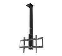 Motorized TV Ceiling Mount Electric Rotation Tilting TV Stand with Remote Control Height Adjustable Telescopic TV Mount Stand Easy Installation C 1300 3000mm,One Color-C 1300