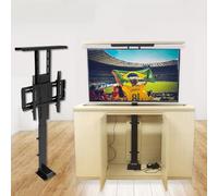 Motorized TV Lift Bracket, Adjustable for 42-70 Inch TVs, Quick Installation with Travel Under 40 Seconds, Ideal for Home Theater and Space Saving