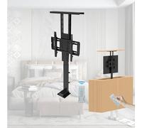 Motorized TV Lift Bracket - Adjustable Remote Control TV Mount for 42-70 Inch TVs Space-Saving Hidden Lift in Cabinet Quick 40-Second Travel for Stylish Home Decor