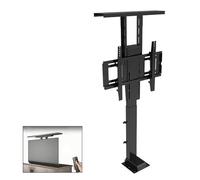 Motorized TV Lift Bracket, Electric TV Stand, Hidden Motorized Support for Mobile, Remote Control, Up to 60kg (32-57in TVs, 575-1225mm)