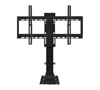 Motorized TV Lift, Electric TV Floor Stand, Hidden TV Mount Bracket, Load Capacity 176lbs, Adjustable Height 57.5 to 122.5in, Fits TVs 37 to 57in, Ideal for Offices & Living Rooms