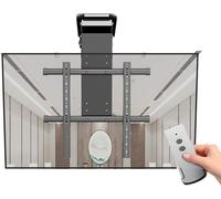 Motorized TV Lift - Hidden Ceiling Mount for 50-90 Inch TVs Automatic Drop-Down Bracket Space-Saving Design Home Theater Smart Living Solution