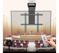 Motorized Tv Lift Mount For 50-90 Inch Tvs, Remote Control Hidden Drop Down Stand, Adjustable Electric Tv Stand - Auto Lift Mechanism,250,600MM