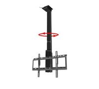 Motorized TV Lift Stand - 360° Rotating Electric Mount for 32-70 Inch TVs Silent Retractable Design Enhanced Safety Features Perfect for Home Theater & Living Room