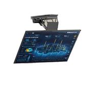 Motorized TV Mount - Adjustable Ceiling TV Bracket for 50-90 Inch TVs, Hidden Lift with Automatic Elevation, Perfect for Home Theater and Space Saving