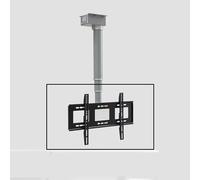 Motorized TV Mount Adjustable Electric Ceiling TV Lift with Remote Control80cm TV Ceiling Bracket SpaceSaving Design for Home Theater Easy Installation