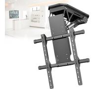 Motorized TV Mount, Ceiling TV Bracket for 50-90 Inch TVs, Adjustable Wall Mount with Collision Detection, Easy Installation for Home Theater