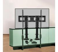 Motorized TV Mount, Electric Height Adjustable TV Lift with Remote Control, Dual Motor Stroke 150cm, for 55-120in TVs Up to 130kg