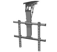Motorized TV Mount Hidden Ceiling Bracket for 32 65 inch TVs Foldable 0 85° Adjustable Dual Control Space Saving Design Perfect for Home Theater Setup