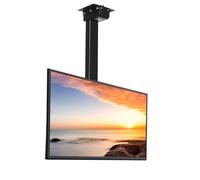 Motorized TV Mount, Telescopic Bracket with Auto Lift for 32-70 Inch TVs, Load Capacity 37kg/82lbs, Electric Ceiling TV Stand