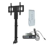 Motorized Tv Mount - Telescopic Electric TV Lift With Auto Lifting, Adjustable Electric TV Lift With Can Be Hidden In The Cabinet, Fits 32-75 Inch Ultra Slim TVs, Travel