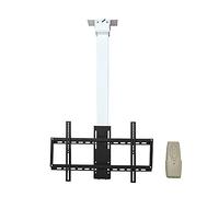 Motorized TV Mount with Adjustable Left-Right Movement for Flexible Viewing, Compatible with Various Ceiling Types