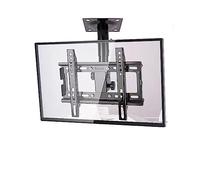 Motorized TV Stand, Adjustable Floor Bracket with Remote, Dual Motor Auto Lifting, Fits 55-100 inch TVs, Telescopic Design, Max Weight 130 lbs