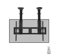 Motorized TV Stand Height Adjustable Floor TV Stand with Remote and Memory Setting for 55-120 Inch TV, Max Load 130kg, Easy Installation