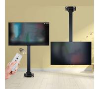 Motorized TV Wall Mount Bracket for 26-70 Inch TVs with Remote Control - Adjustable Ceiling Installation