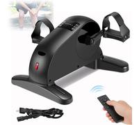 Motorized Under Desk Exercise Bike, Mini Motorized Exercise Bike, Adjustable Speed Electric Pedal Exerciser for Arms/ Legs (with Leg Protector)