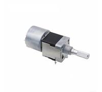 Motorized Volume Potentiometer for Audio Equipment, 8-Pin B50K or B100K Stereo Dual-Channel Amp Control, 25mm Half Plum Shaft, Metal Construction with Equal Loudness Compensation(B100K Plum Shaft)