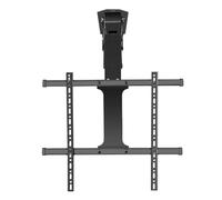 Motorized Wall-Mounted Tv Mount, Hidden Drop Down Tv Lift Stand, Telescopic Electric Tv Lift With Auto Lifting, 0-85°Flip Down, Fits 32"-65"