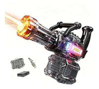 Motorized Water Blaster Toy, Automatic Electric Water Gun with LED Rainbow Light, 32.8 Ft Long Range Summer Outdoor Pool Toy, Rechargeable Battery Water Blaster for Kids Teens Adults