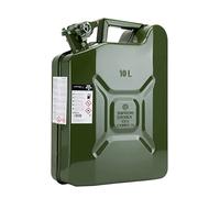Motorkit 10 Litre Metal Jerrycan with Bayonet Fitting. Jerrycan Olive Green colour