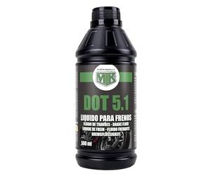 MOTORKIT DOT 5.1 Brake Fluid 500ml Superior Performance Under Extreme Conditions Conforms to ISO 4925
