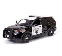 Motormax 76955 1/24 Scale 2015 Ford Police Interceptor Utility Police SUV California Highway Patrol CHP Diecast Model Car