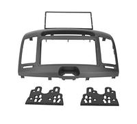 MotorMinds 2Din DVD Radio Navigation Panel Frame Premium ABS Material Gray Color Fit Hyundai Elantra 2006 2011 LHD