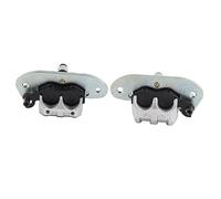 MotorMinds Front Brake Caliper Assembly Premium Aluminum Alloy Left Right Pair Easy Install Direct Replacement For Rhino 700 2008 2013 Models 43041 1518 43041 1519