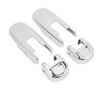 MotorMinds Hood Release Handle Cover Electroplating Bright Proof Smooth Surface Replacement For H2 SUT 2003 2009 4PCS ABS