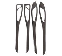 MotorMinds Interior Door Panel Trim Carbon Fiber Style Decoration 4PCS Set Premium ABS Material Upgrade Car Interior for Stelvio 949 2017 2020 Models