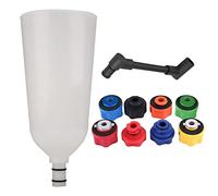 MotorMinds Oil Filling Funnel, 10Pcs Car Engine Oil Funnel Adaptor Filling Set Plus Swivel Offset Extension Tube Car Van Tool